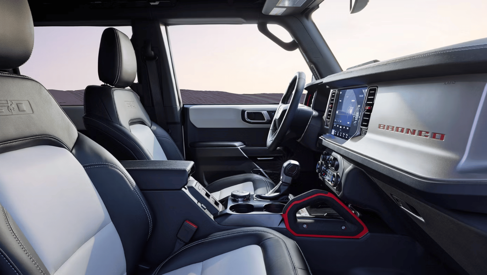 Interior view of 2026 Ford Bronco in Jacksonville, AR