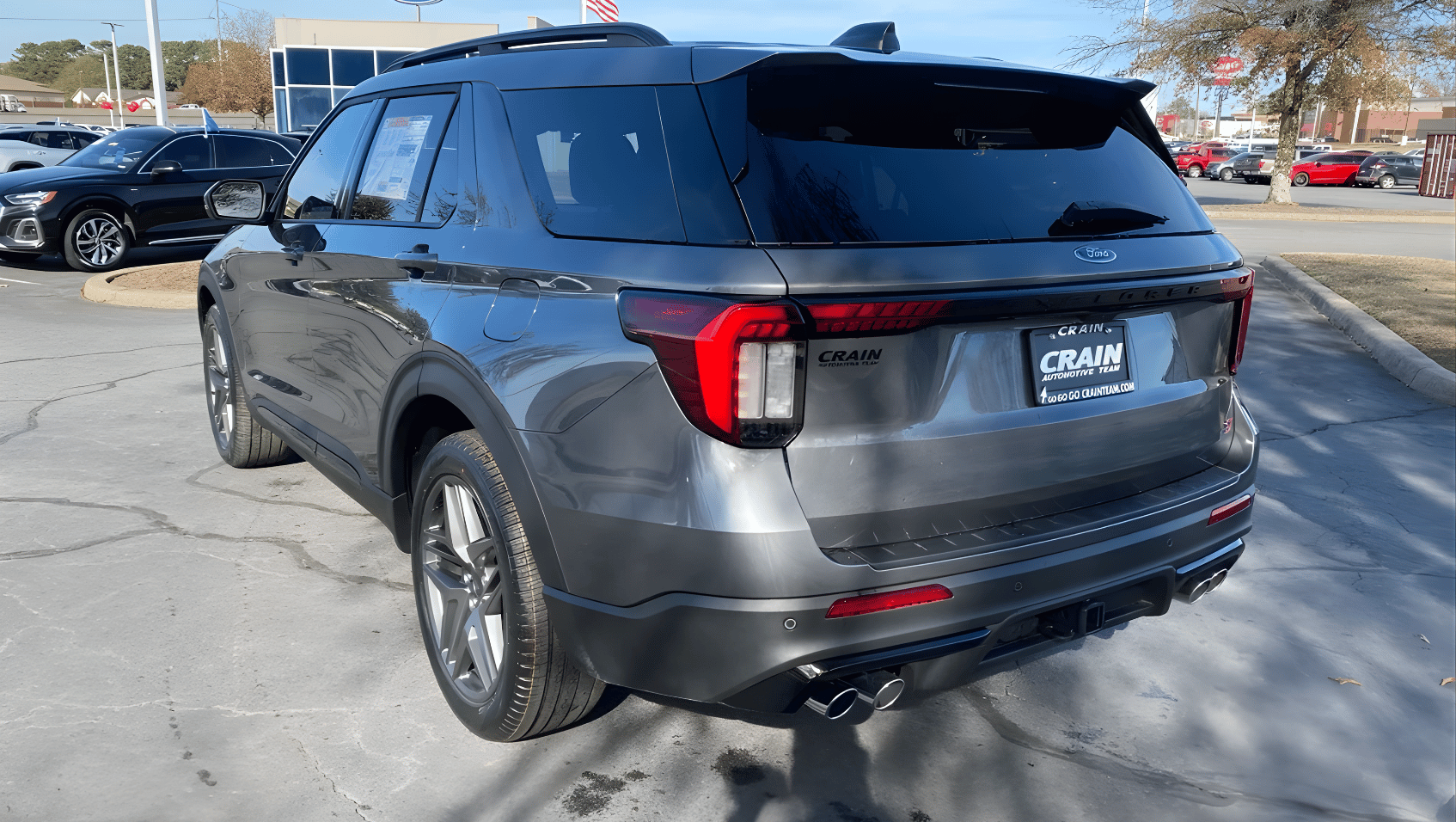Back view of 2026 Ford Explorer ST in Jacksonville, AR