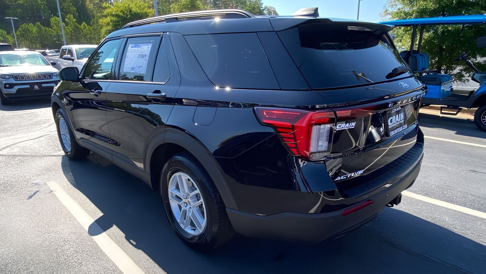 2027 Ford Explorer rear at Crain Ford of Jacksonville