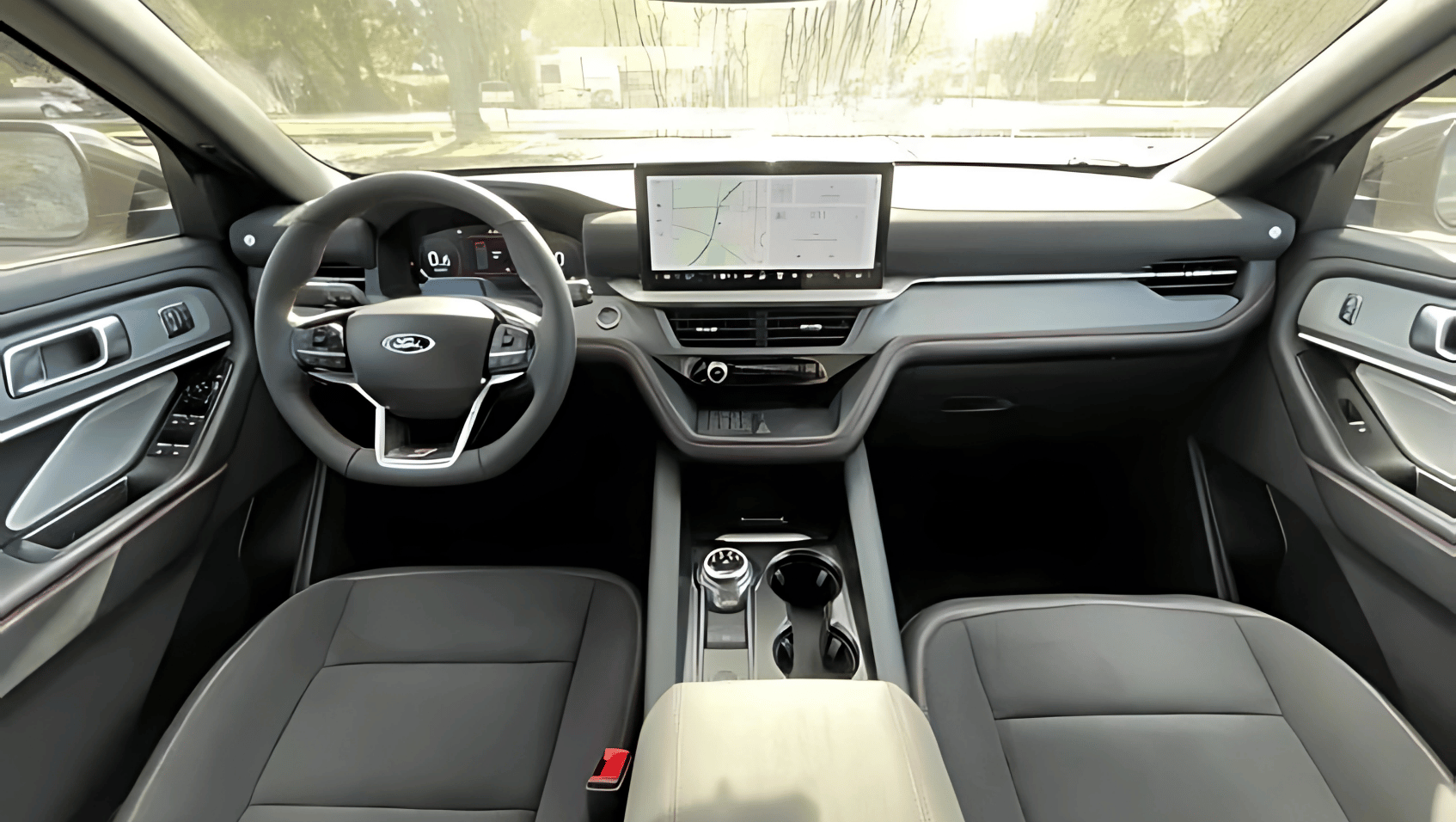 Interior View of the 2025 Ford Explorer
