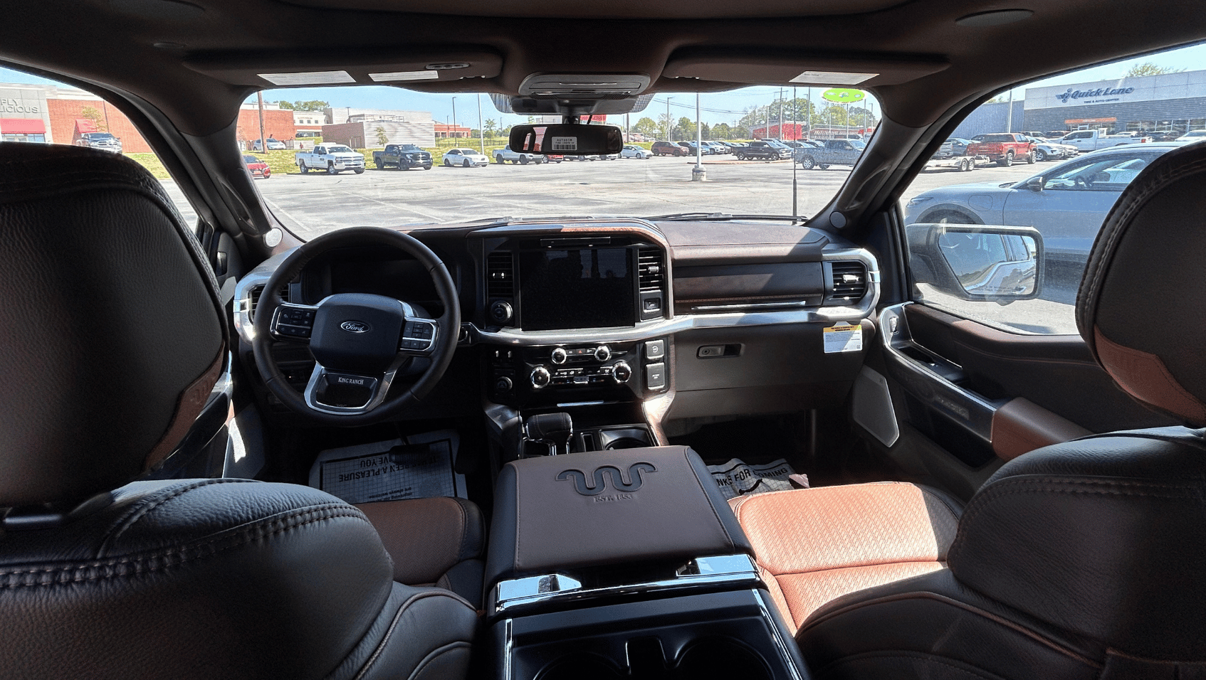Interior View of the 2025 Ford F-150