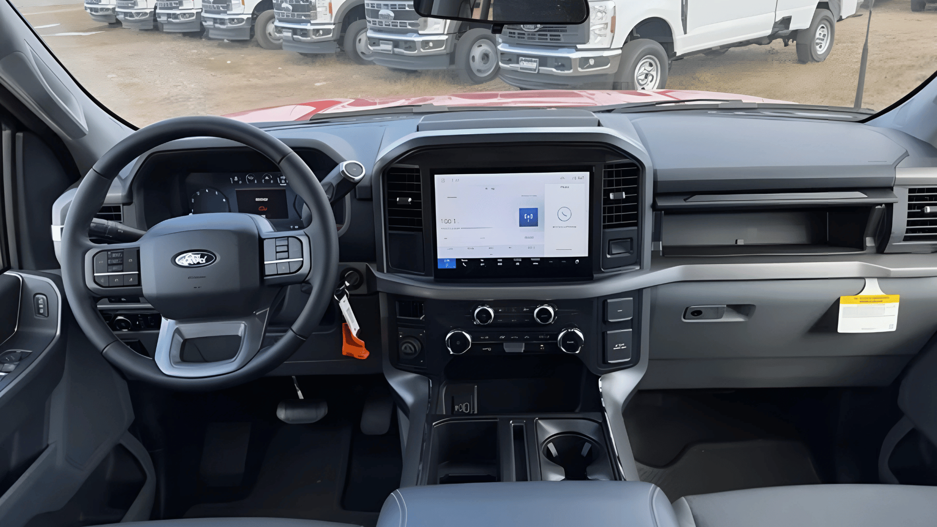 Interior View of the 2025 Ford F-150