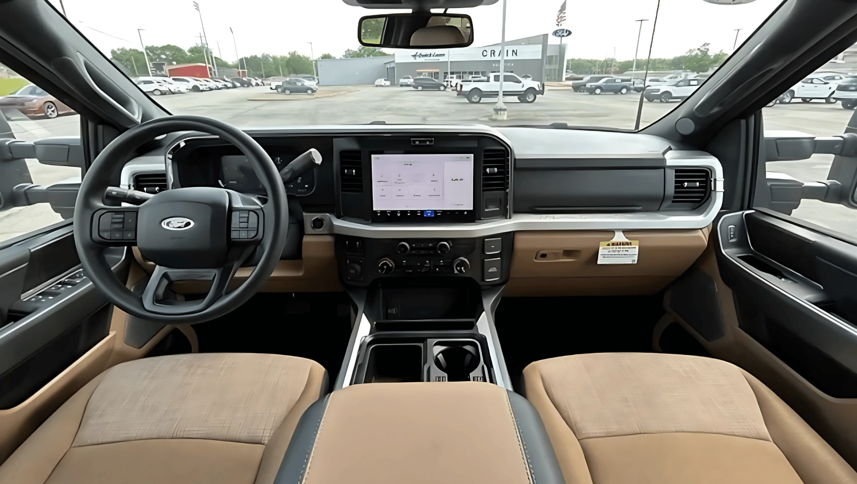 Interior View of the 2025 Ford F-250