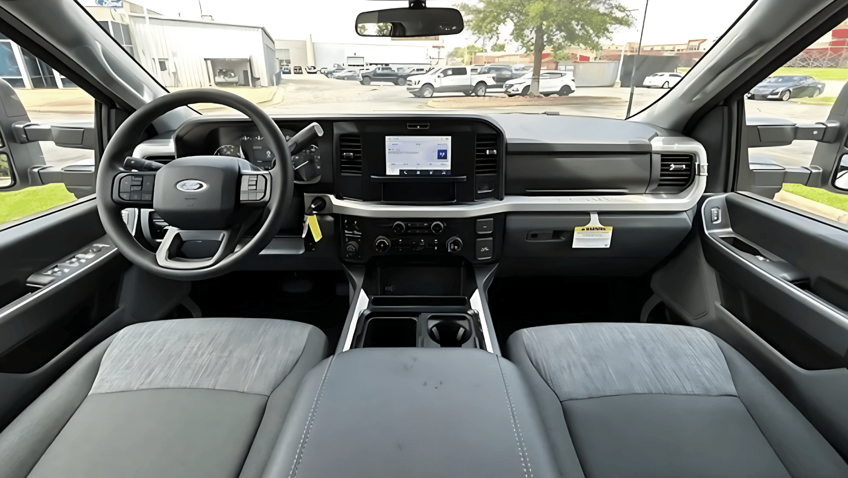 Interior View of the 2025 Ford F-350