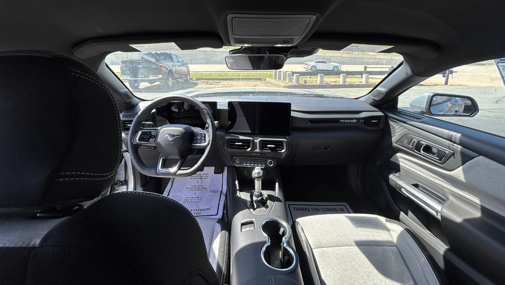 Interior View of the 2025 Ford Mustang