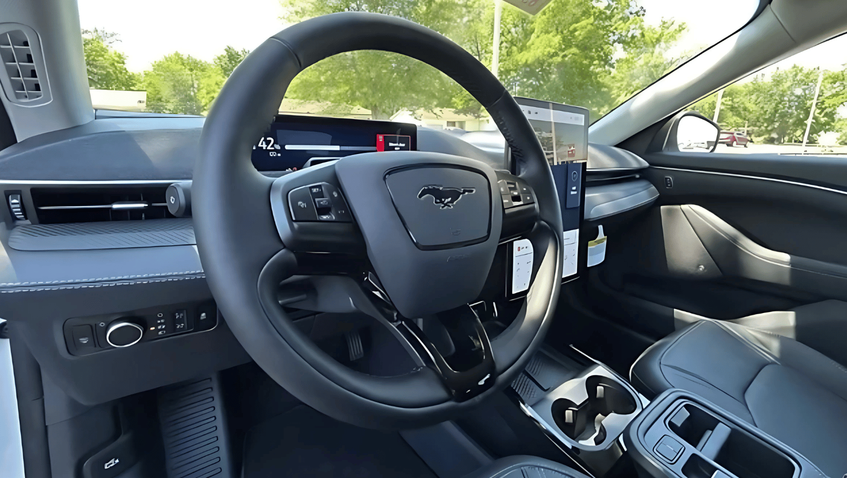 Interior View of the 2025 Ford Mustang Mach-E
